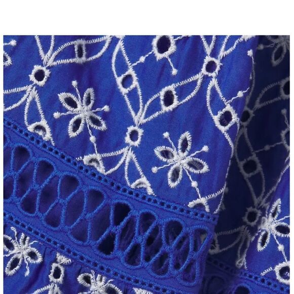 Lilly Pulitzer Morrie Ruffle Sleeve Eyelet Dress size 0 NWT - Picture 7 of 11